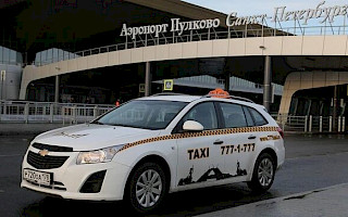 taxi at Pulkovo airport